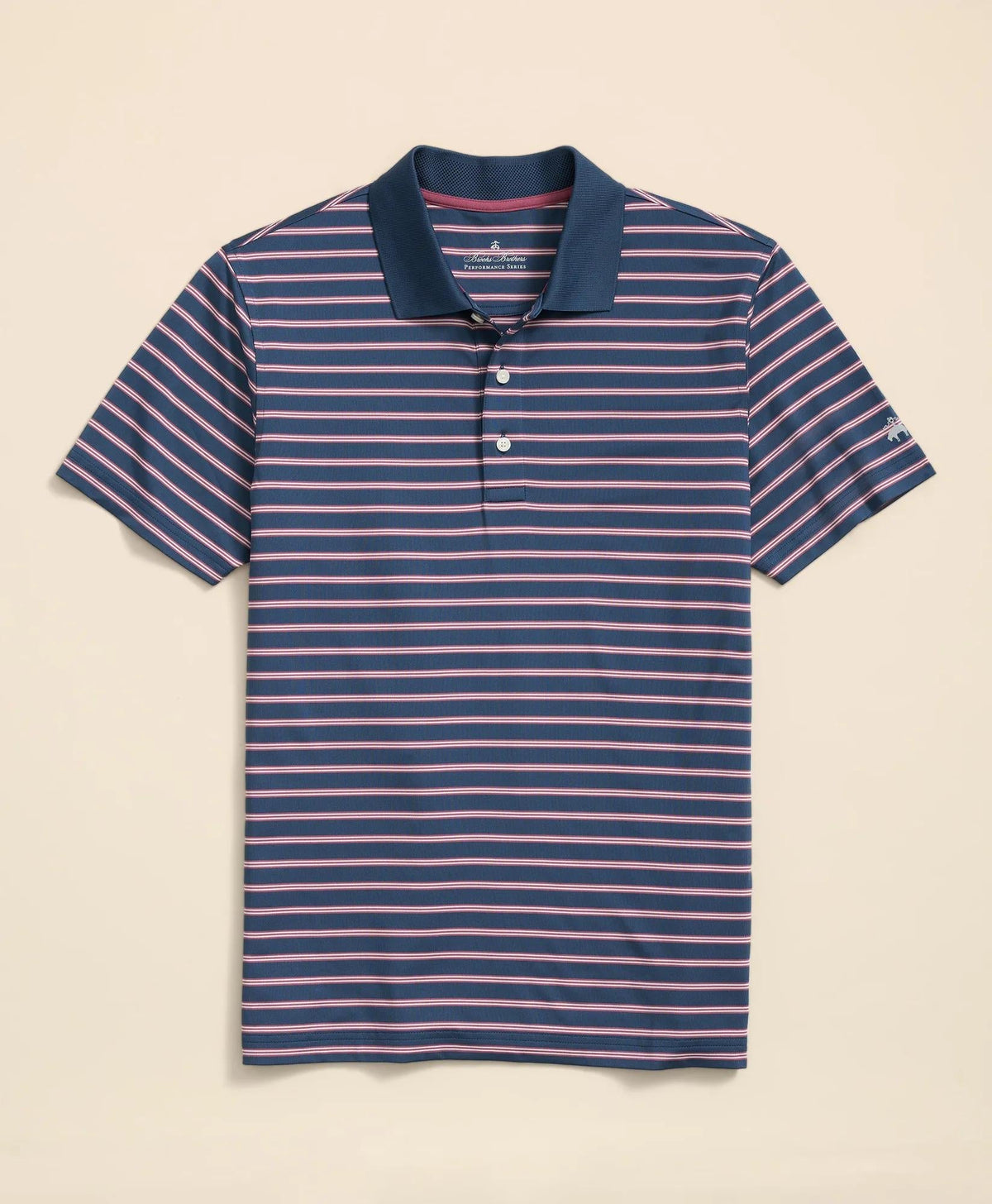 Performance Series BB#1 Striped Polo Shirt