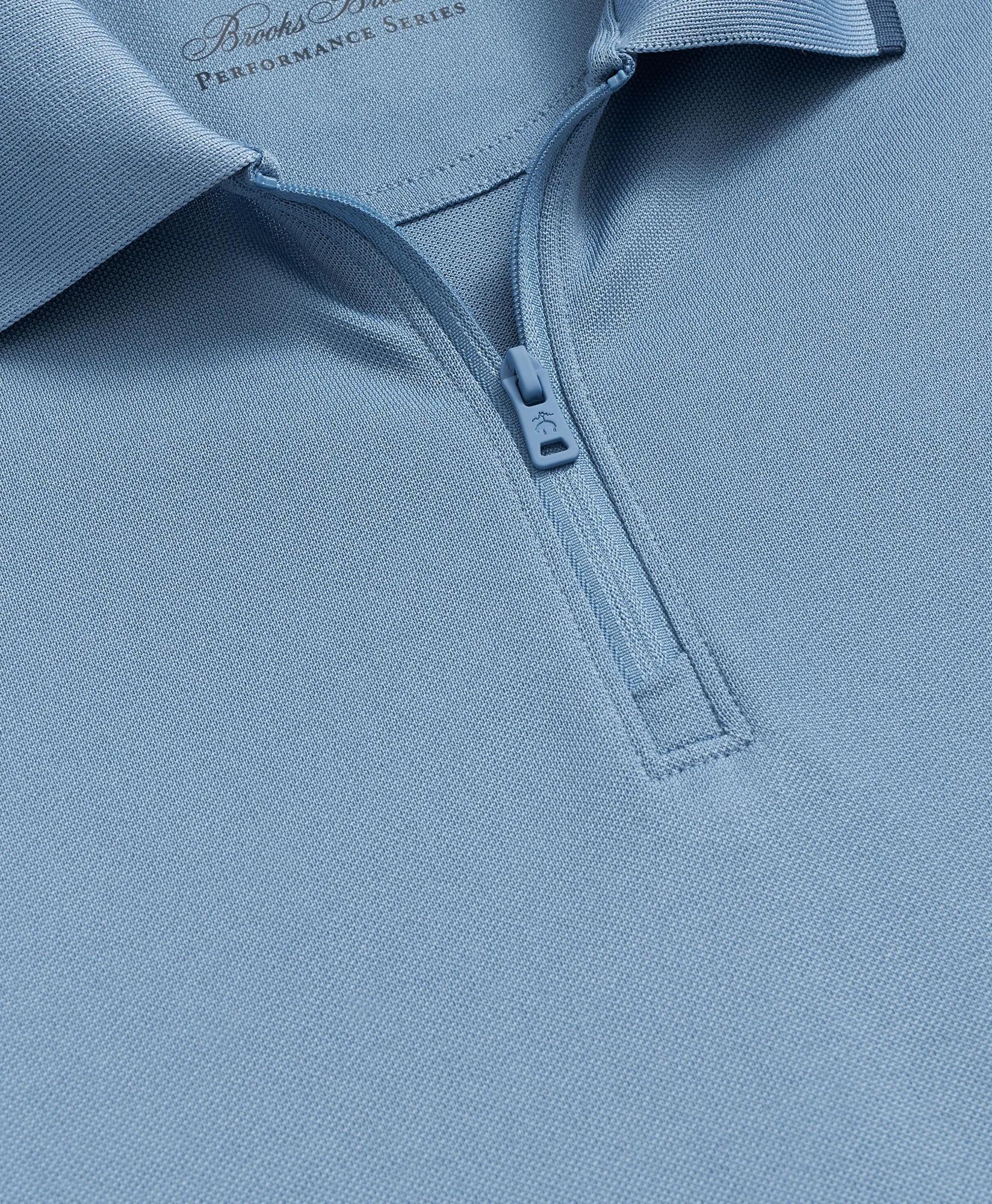 Performance Series Quarter-Zip Pique Polo Shirt