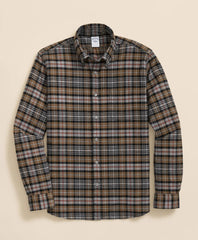 Plaid Shirt Portuguese Flannel Polo Button Down Collar