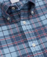 Portuguese Flannel Polo Button Down Collar Plaid Shirt