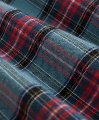 Stewart Tartan Shirt Portuguese Flannel Polo Button Down Collar