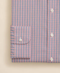 Ground Check Dress Shirt Pure Supima® Cotton Regular-Finish Ainsley Collar