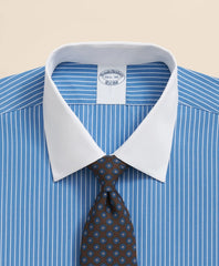 Ground Stripe Dress Shirt Pure Supima® Cotton Regular-Finish Ainsley Collar
