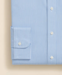 Mini Stripe Dress Shirt Pure Supima® Cotton Regular-Finish Ainsley Collar