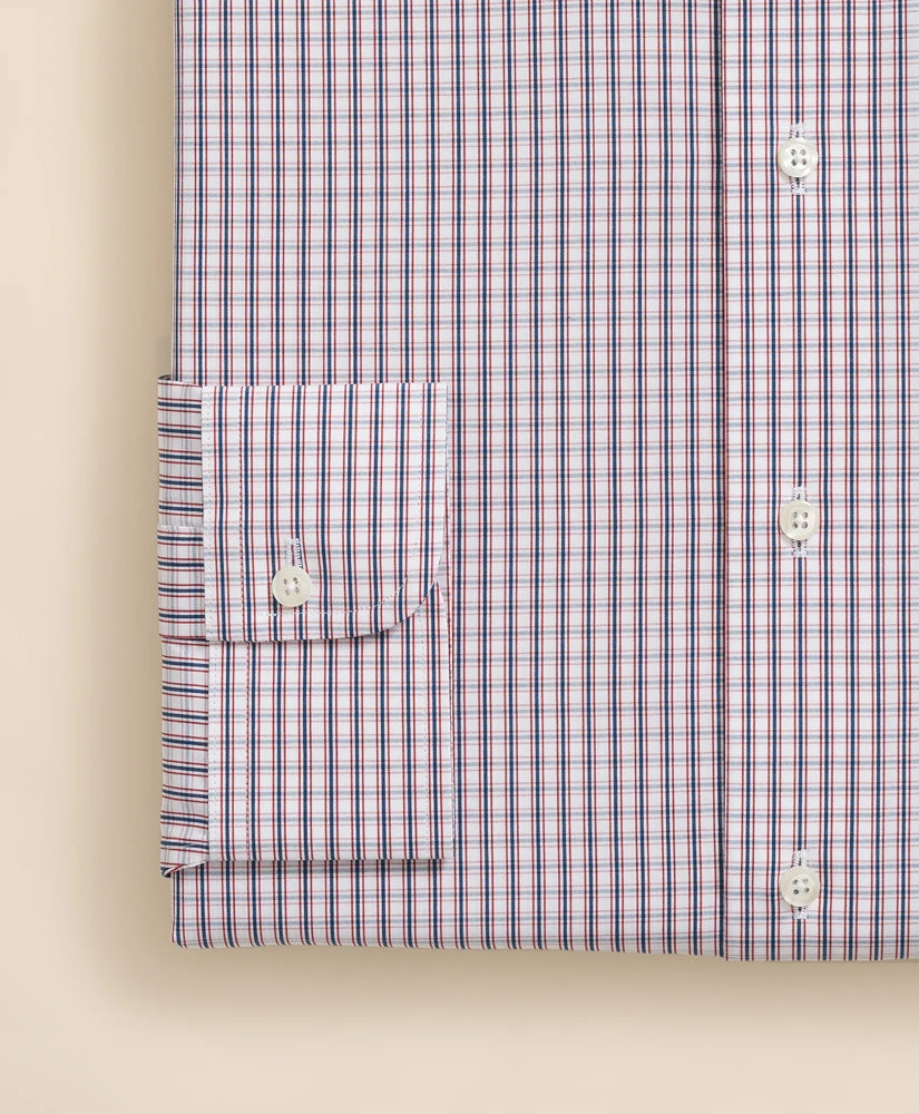 Micro Check Dress Shirt Pure Supima® Cotton Regular-Finish English Spread Collar