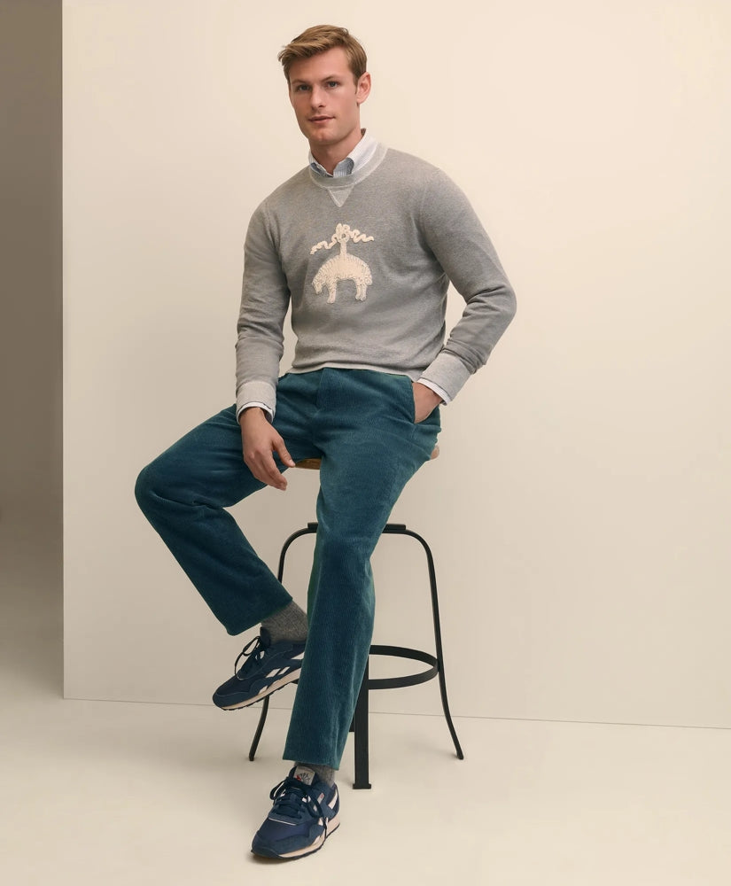 Regular Fit Wide-Wale Corduroy Pants