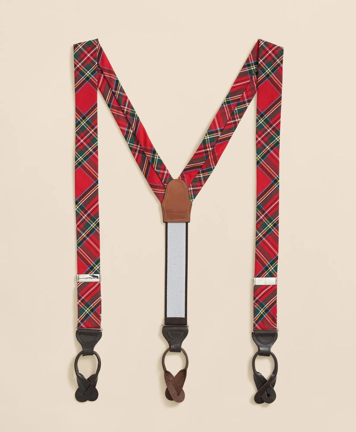 Royal Stewart Tartan Suspenders