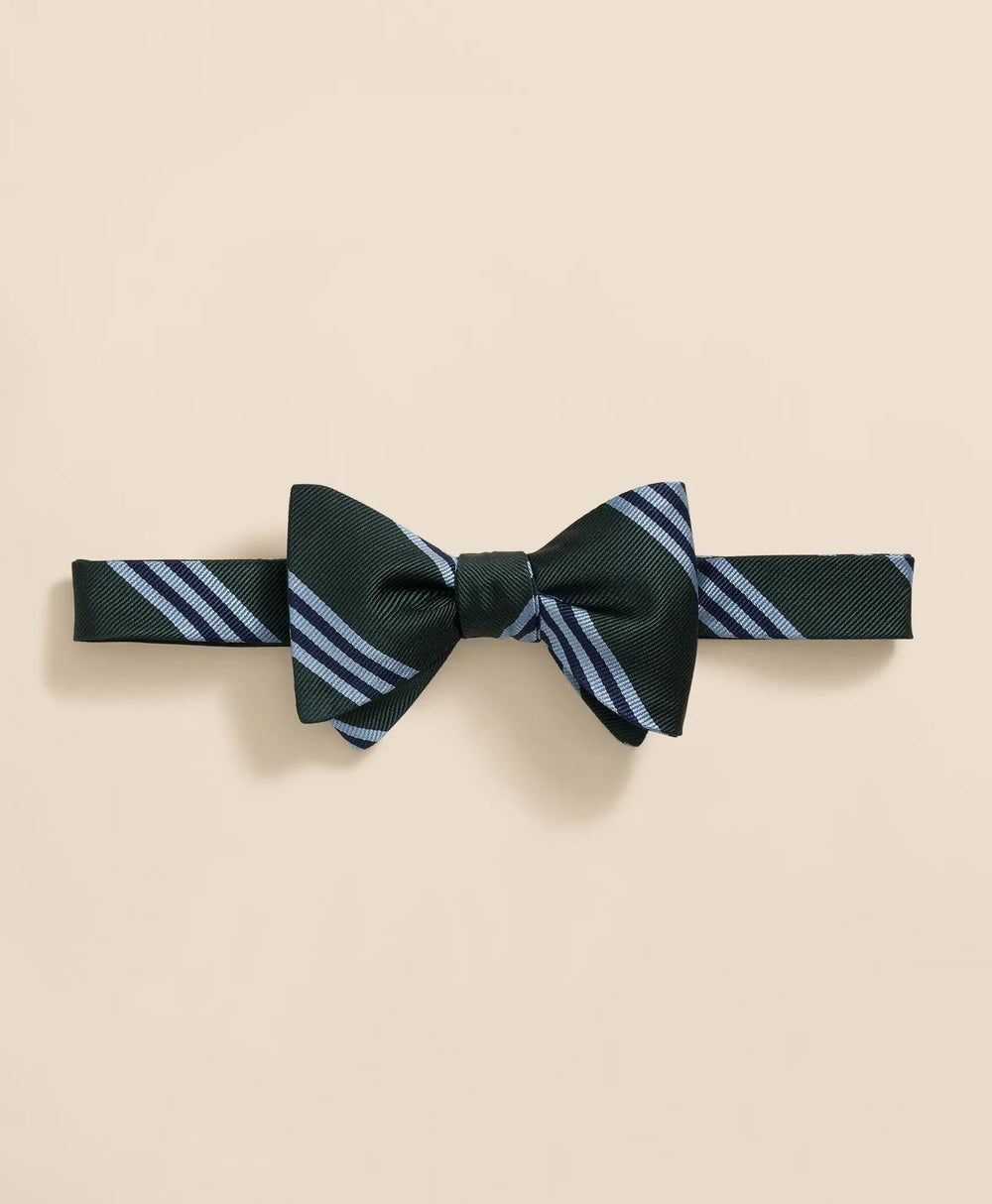 Silk BB#1 Rep Striped Bow Tie