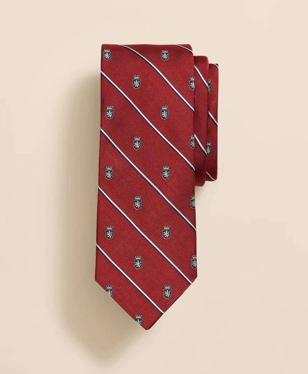 Silk Sidewheeler Striped Tie