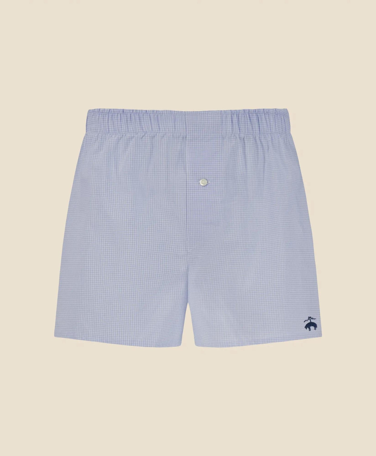 Slim Fit Cotton Broadcloth Windowpane Boxers