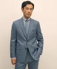 Slim Fit Wool Overcheck 1818 Suit
