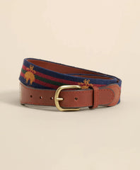 Smathers & Branson Needlepoint Golden Fleece® Belt