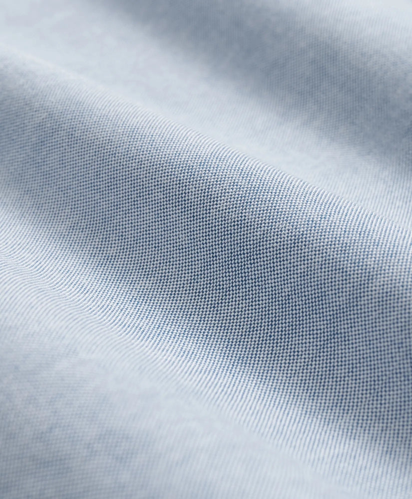 Short Sleeve Shirt Stretch Non-Iron Oxford Button-Down Collar