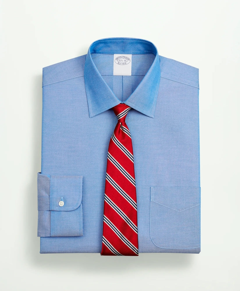 Stretch Supima® Cotton Non-Iron Pinpoint Oxford Ainsley Collar Dress Shirt