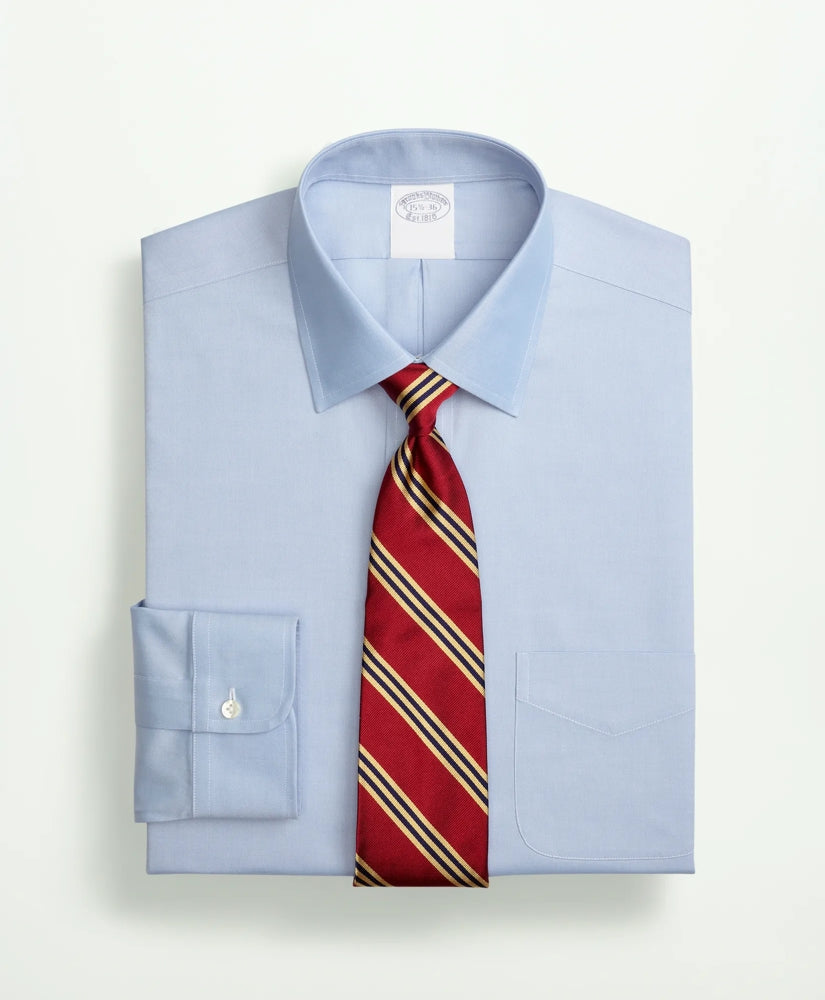 Stretch Supima® Cotton Non-Iron Pinpoint Oxford Ainsley Collar Dress Shirt