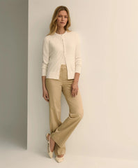 Supima® Cotton Floral Embroidered Cardigan