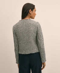 Boucle Zip-Front Jacket