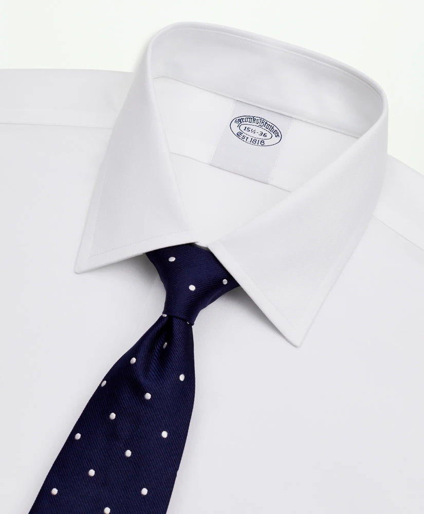 Stretch Supima® Cotton Non-Iron Twill Ainsley Collar Dress Shirt