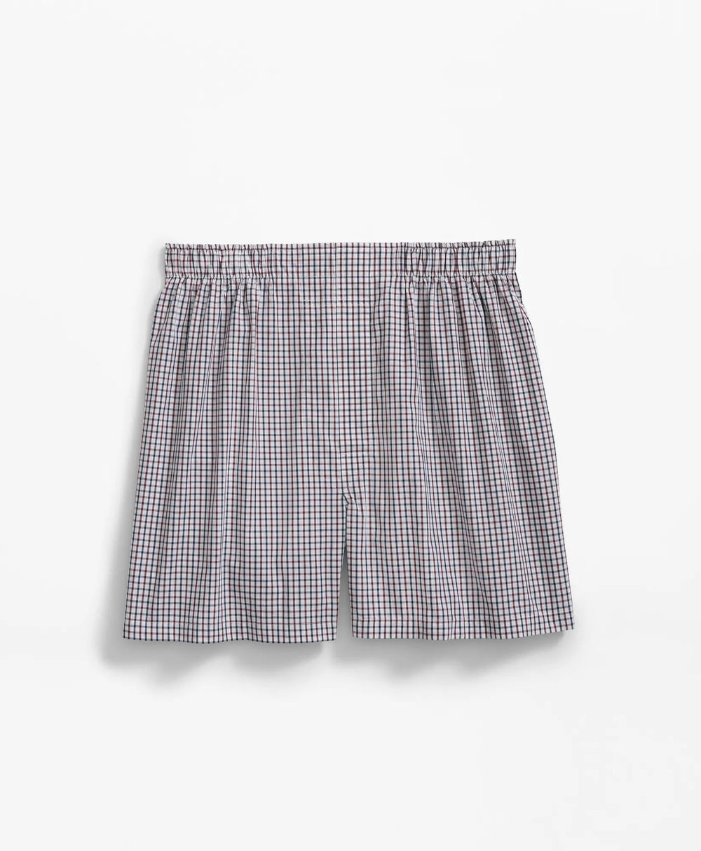 Cotton Broadcloth Tattersall Boxers