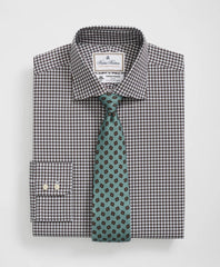 Brooks Brothers X Thomas Mason® Cotton English Collar Checked Dress Shirt