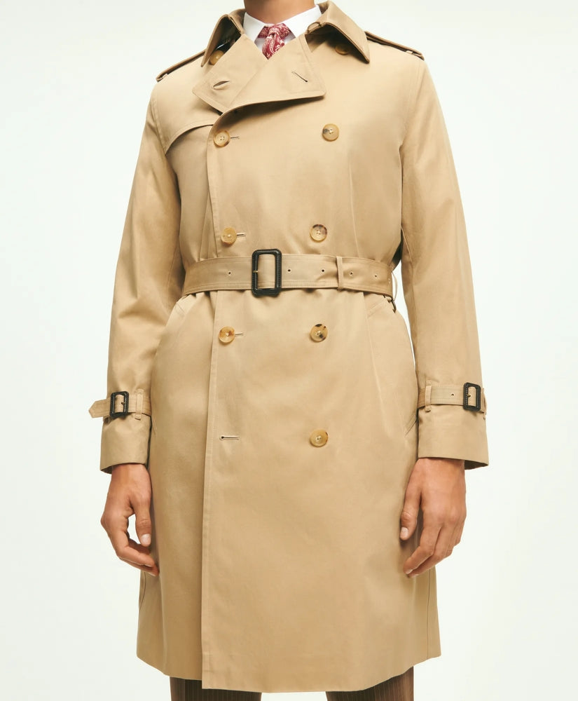 Supima® Cotton Gabardine Trench Coat
