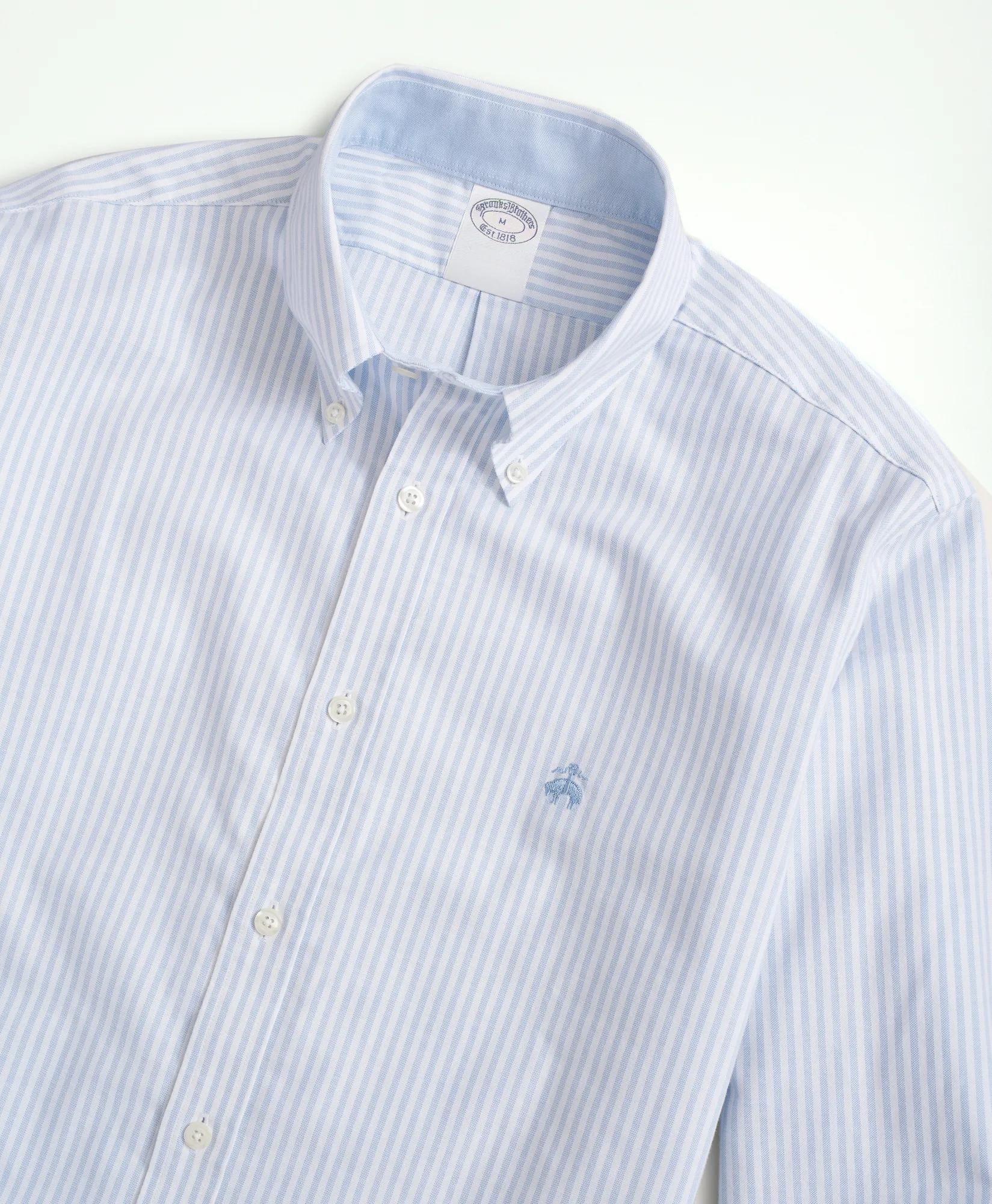 Bengal Stripe Sport Shirt Stretch Non-Iron Oxford Button-Down Collar
