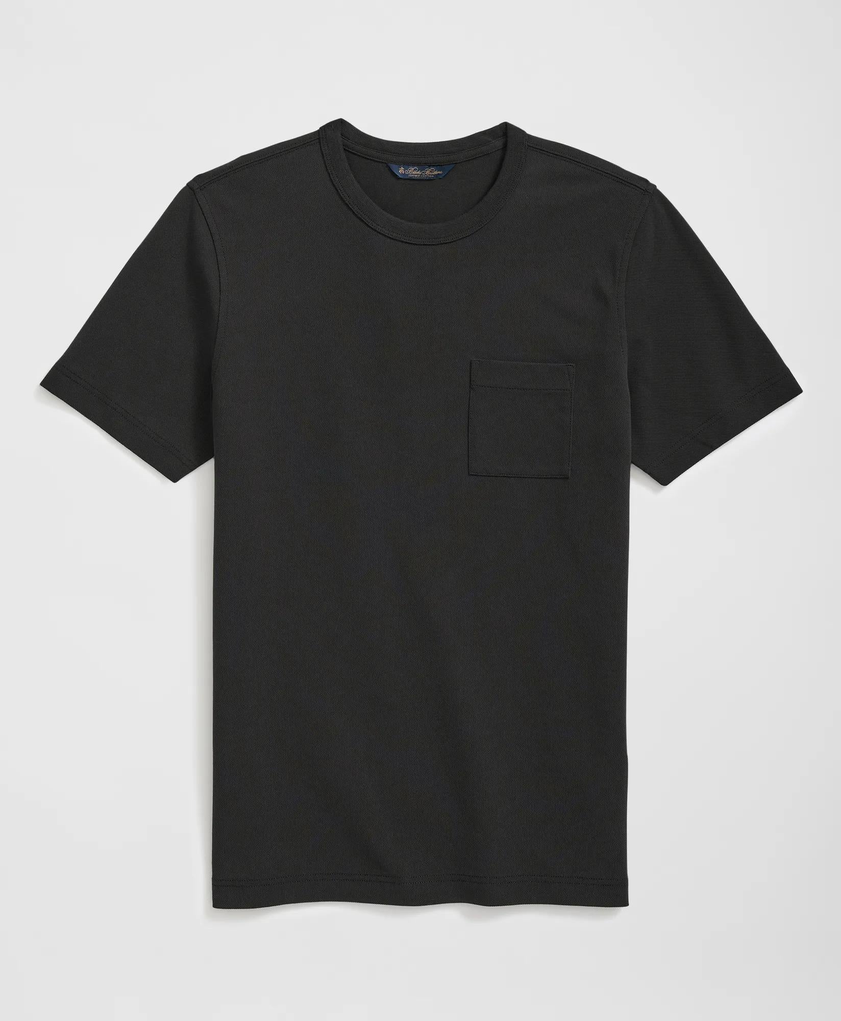 Pique T-Shirt in Garment-Washed Supima® Cotton