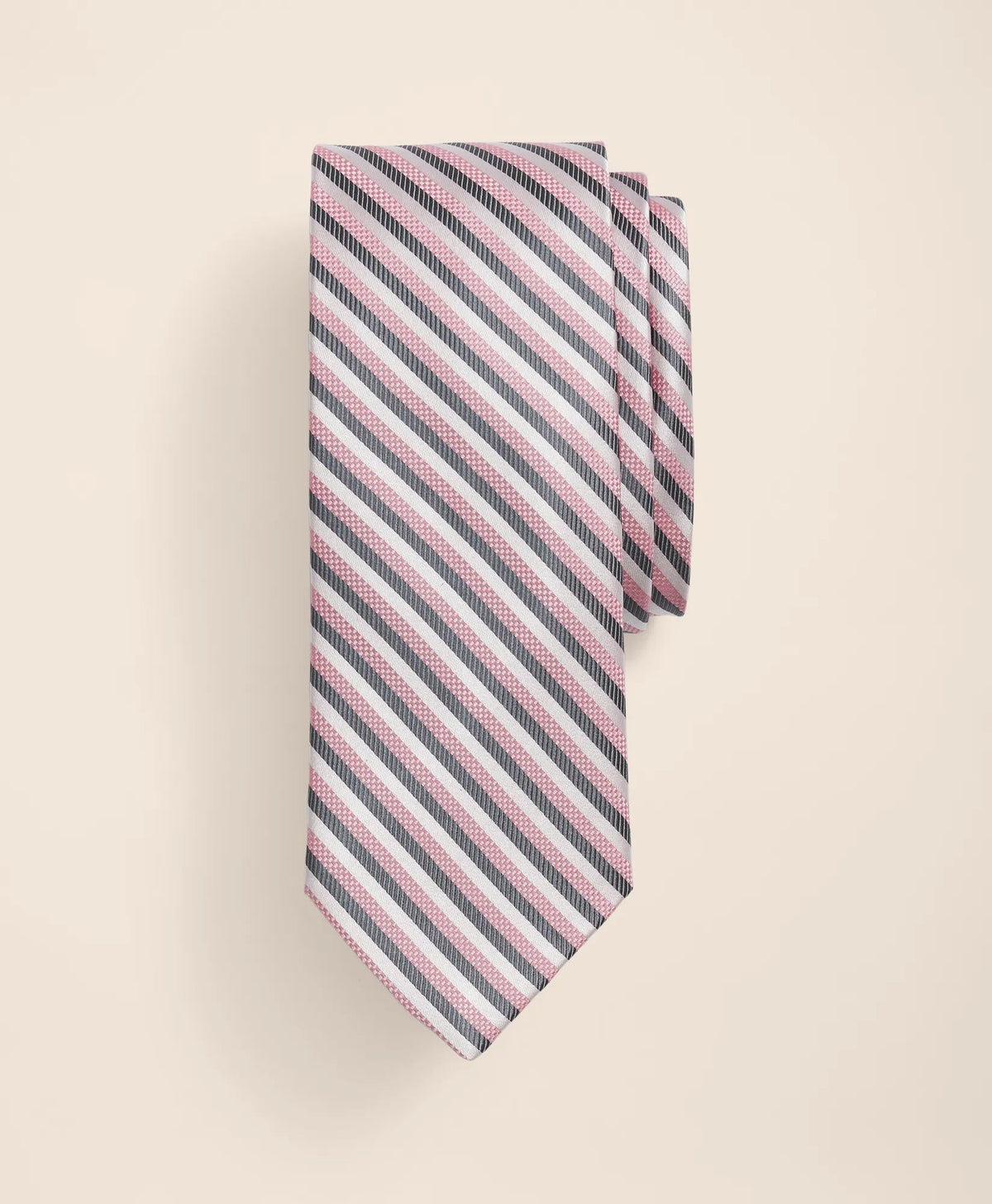 Silk Sidewheeler Striped Tie