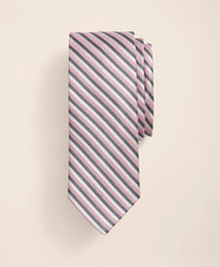 Silk Sidewheeler Striped Tie
