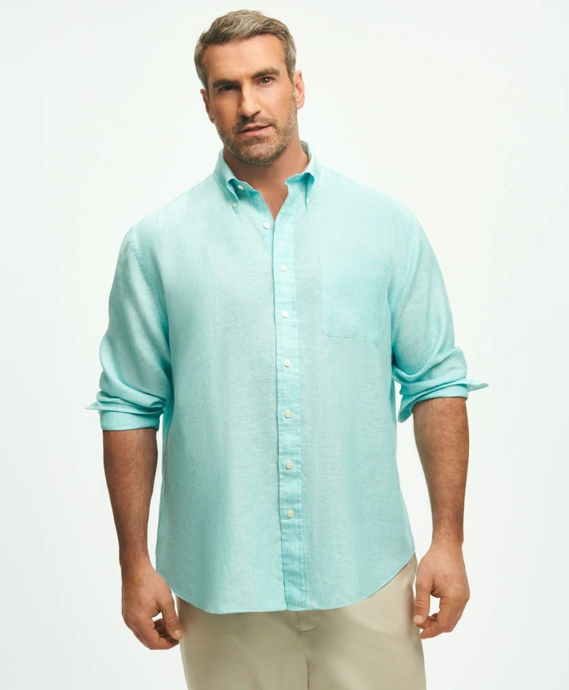 Big & Tall Sport Shirt Irish Linen