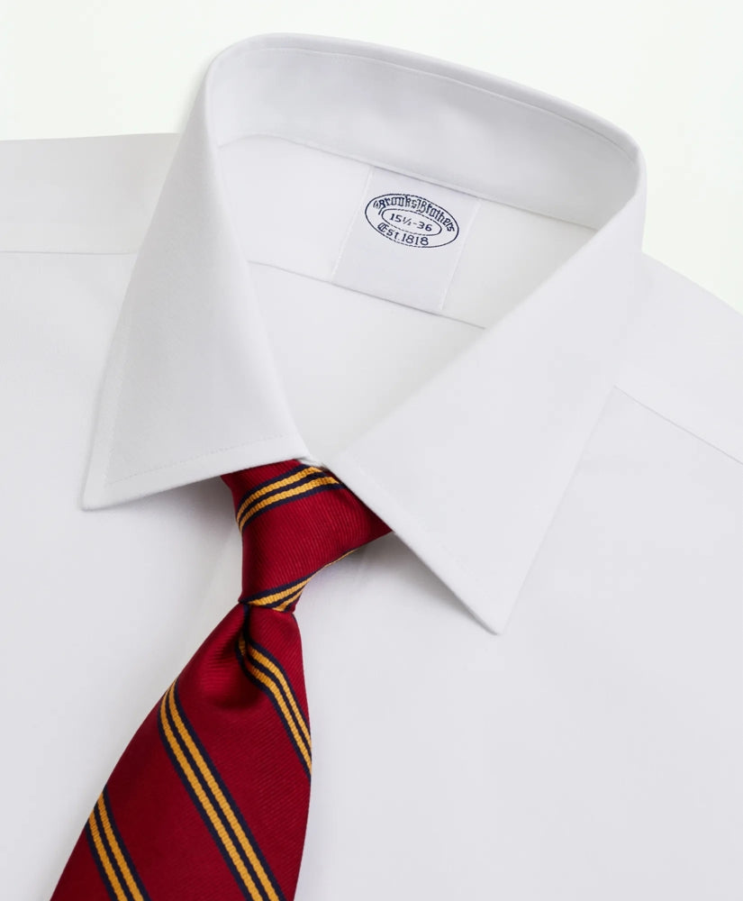 Stretch Supima® Cotton Non-Iron Pinpoint Oxford Ainsley Collar Dress Shirt