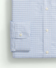 Check Dress Shirt Brooks Brothers Explorer Collection Non-Iron Twill Ainsley Collar