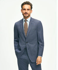 Traditional Fit Wool Checked 1818 Suit