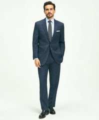 Traditional Fit Wool Checked 1818 Suit