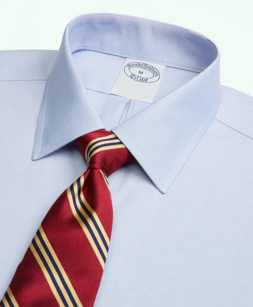 Non-Iron Pinpoint Spread Collar Big & Tall Stretch Dress Shirt