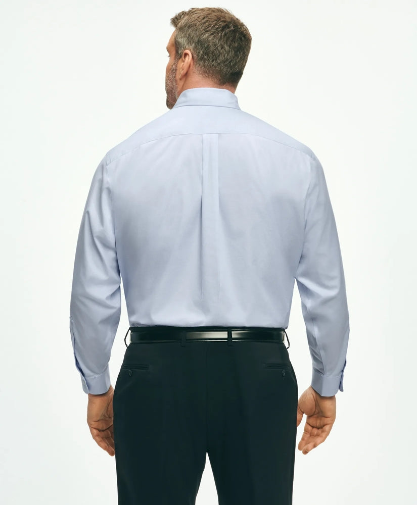 Non-Iron Pinpoint Button-Down Collar Big & Tall Stretch Dress Shirt
