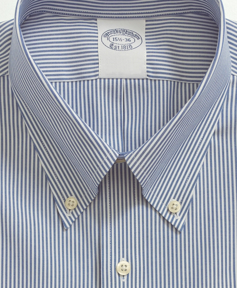 Candy Stripe Dress Shirt Stretch Supima® Cotton Non-Iron Pinpoint Oxford Button-Down Collar