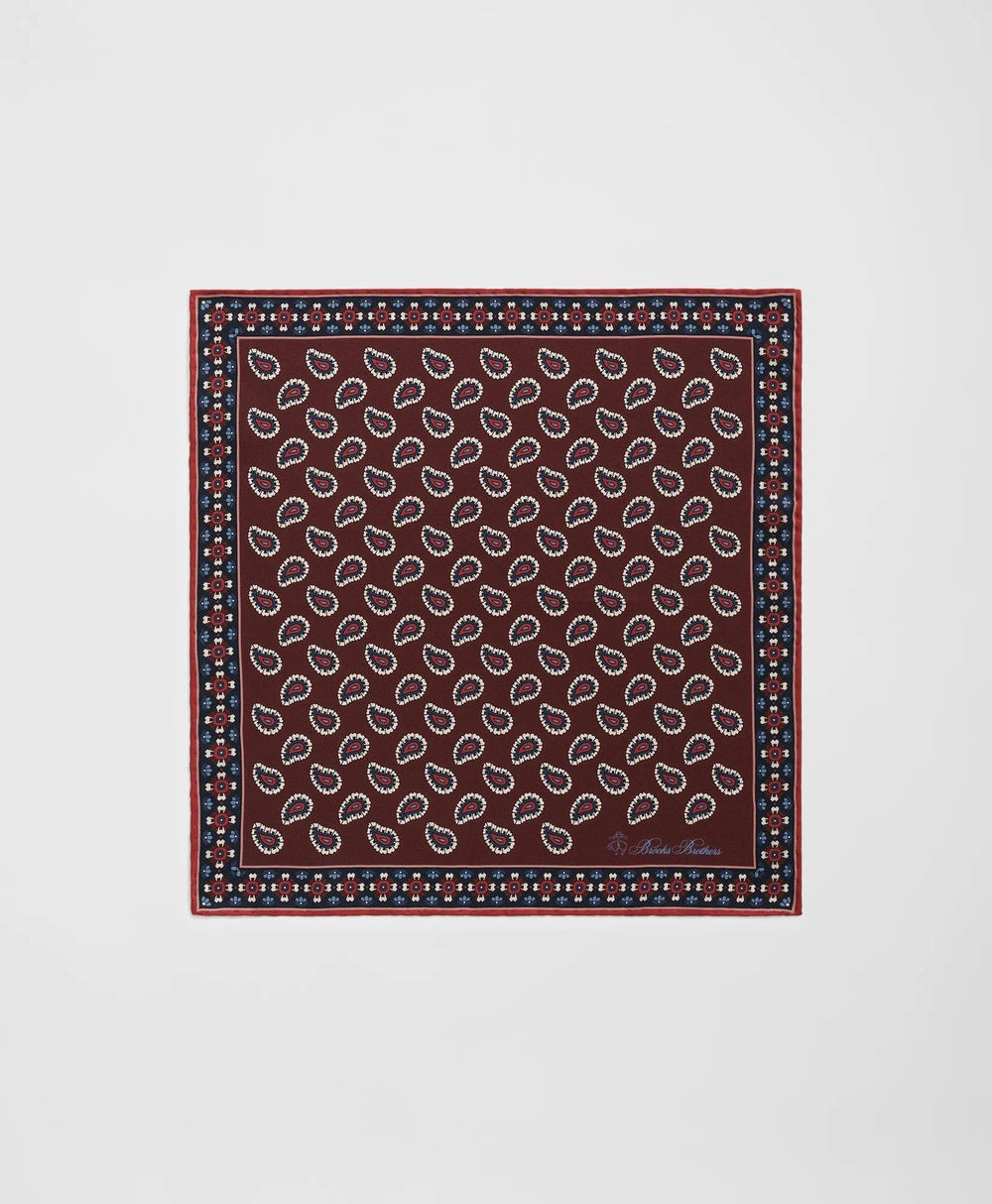Paisley Silk Pocket Square