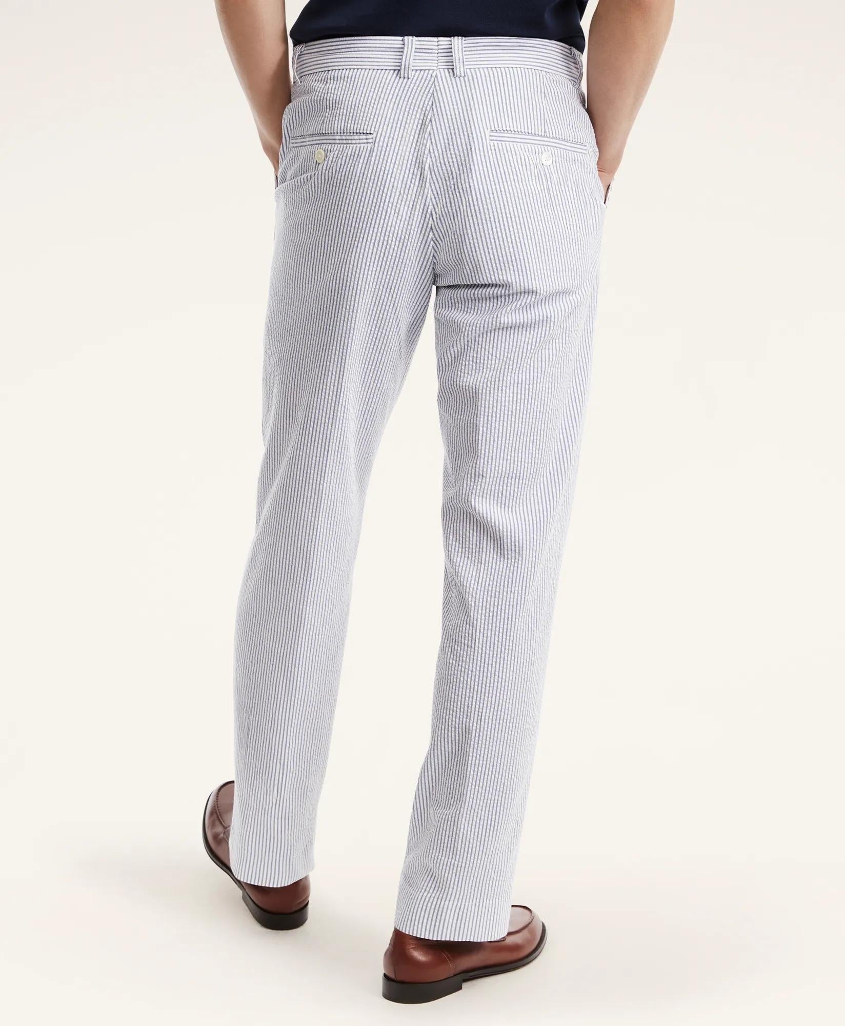 Big & Tall Cotton Seersucker Pants