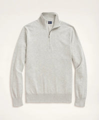 Big & Tall Supima® Cotton Quarter-Zip Sweater