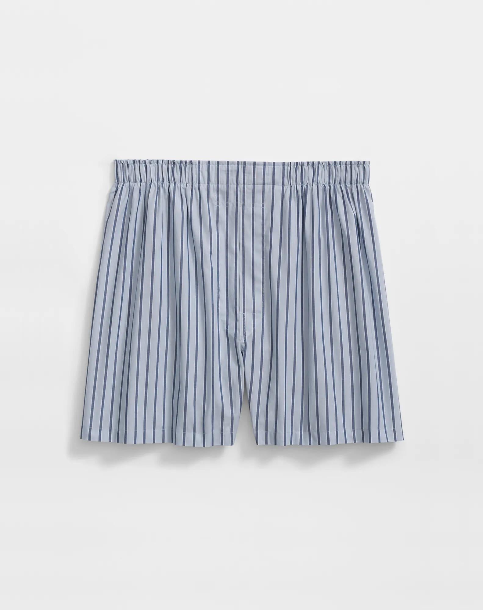 Cotton Broadcloth Striped Boxers
